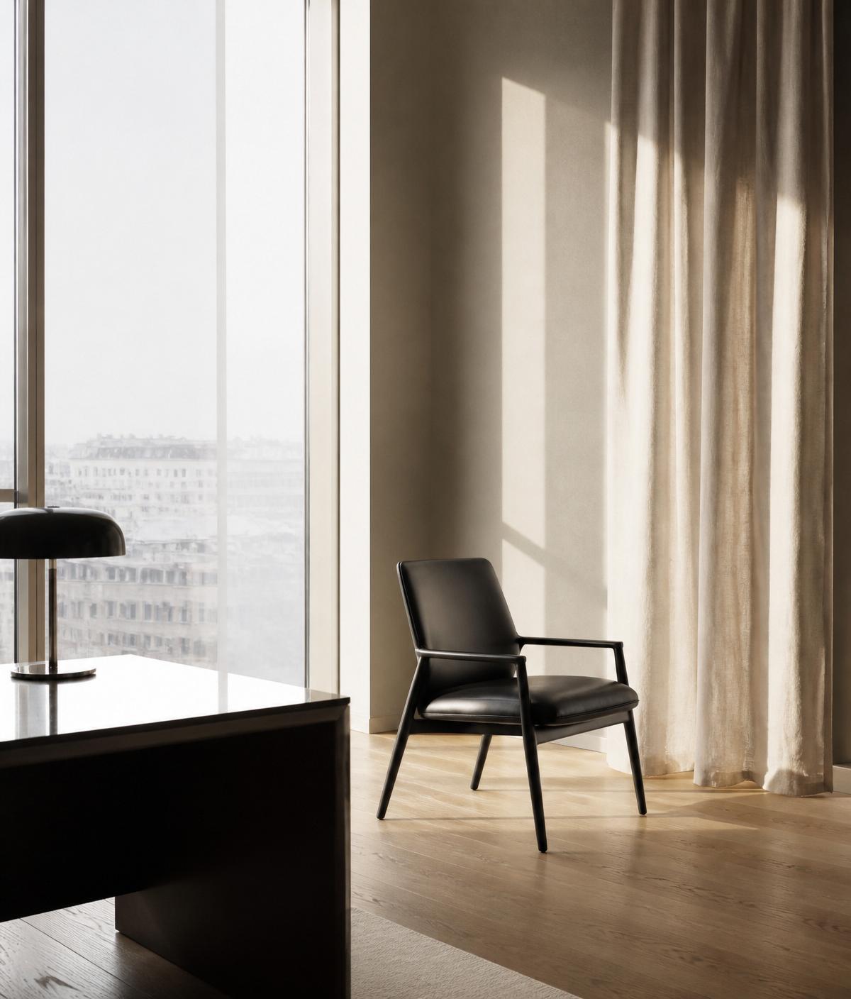 A single considered space — the lean approach.